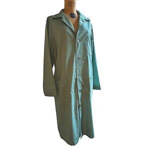 Vintage 70s Angelica Green Freostat Lab Coat Med tech Size 42 Men’s